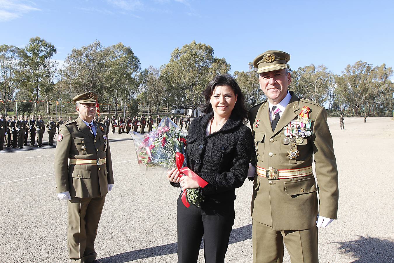 599 jóvenes soldados juran bandera en Cáceres