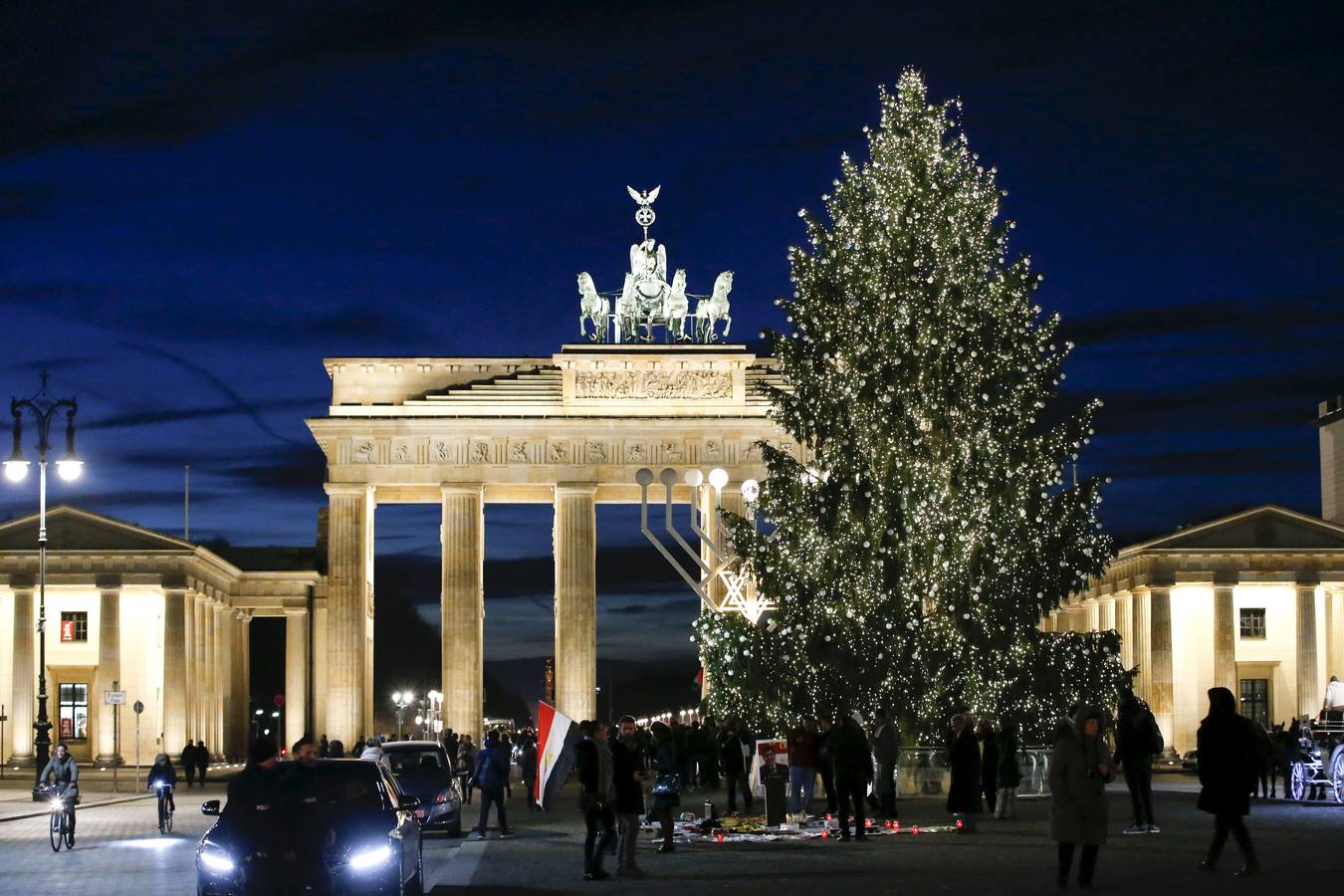 Puerta de Brandergurgo en Berlín, Alemania.