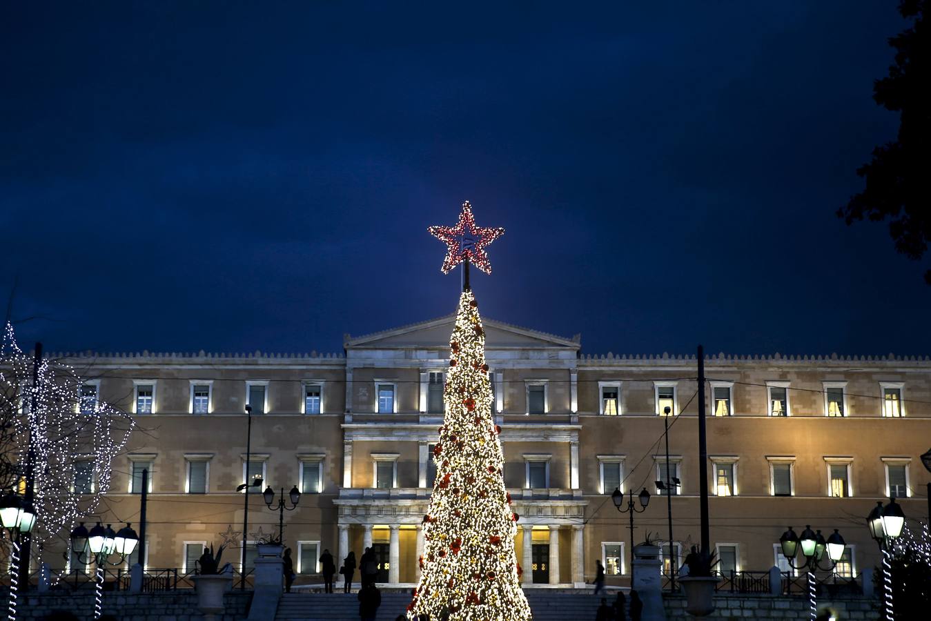 Árbol en el Parlamento de Atenas, Grecia.