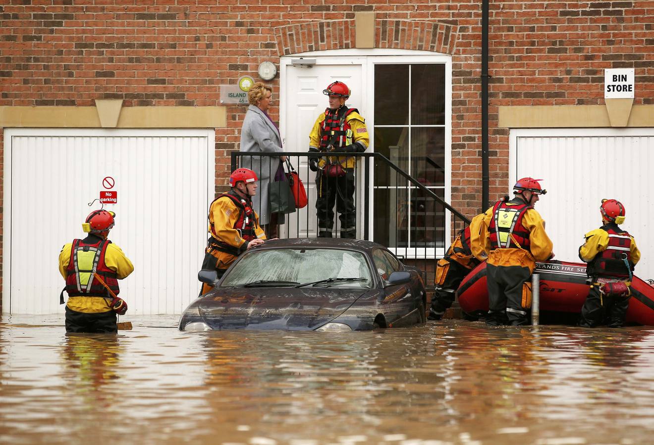 Inundaciones en el norte de Inglaterra