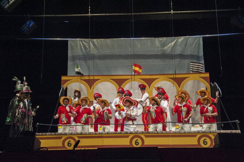 Los Mirinda, en las preliminares del Carnaval 2016