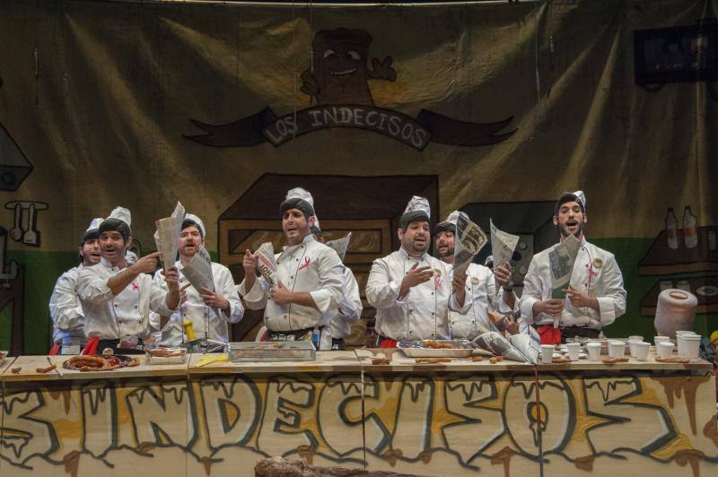 Los Indecisos, en las preliminares del Carnaval 2016