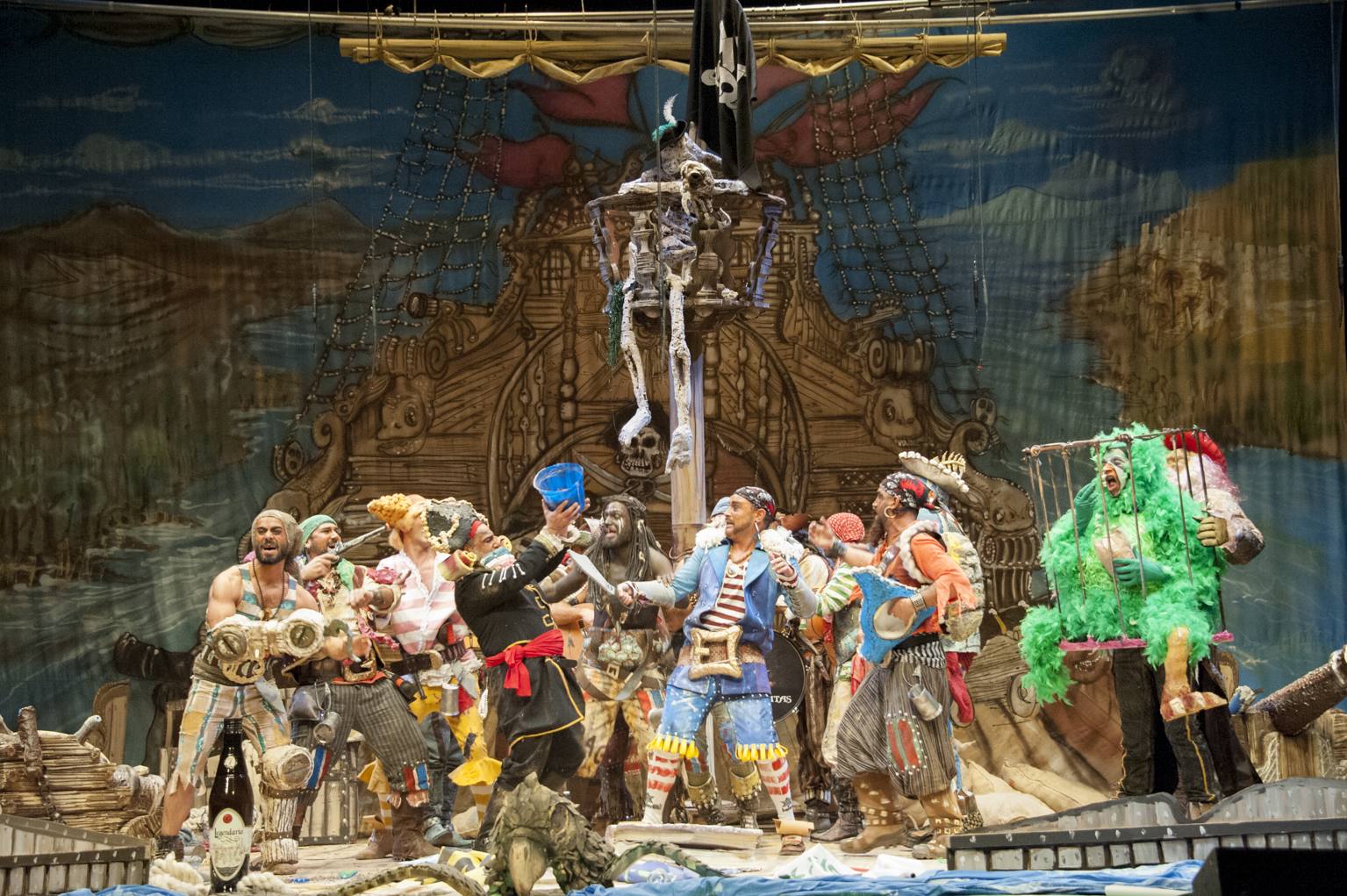 La leyenda de la nave de los desertores, en preliminares