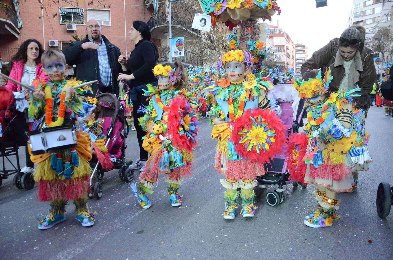 Fantasía en el desfile infantil