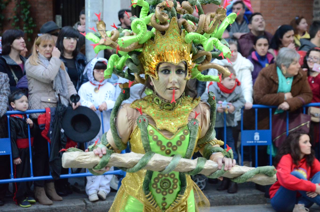 Fantasía en el desfile infantil