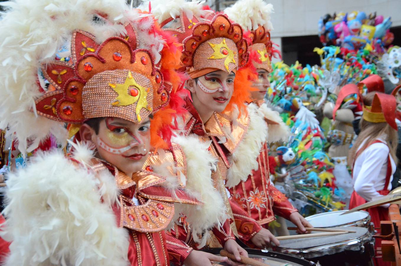 Fantasía en el desfile infantil