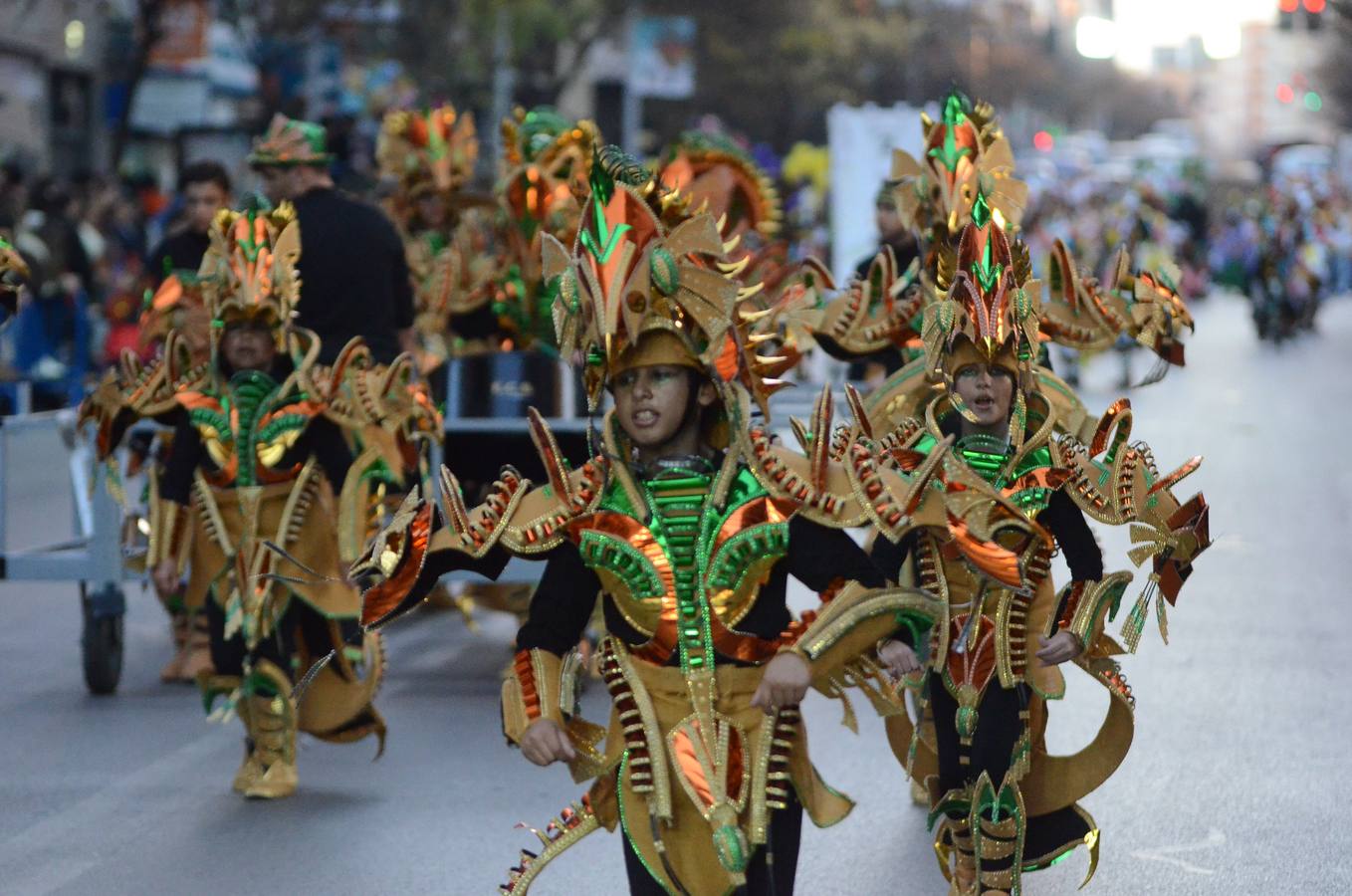 Fantasía en el desfile infantil