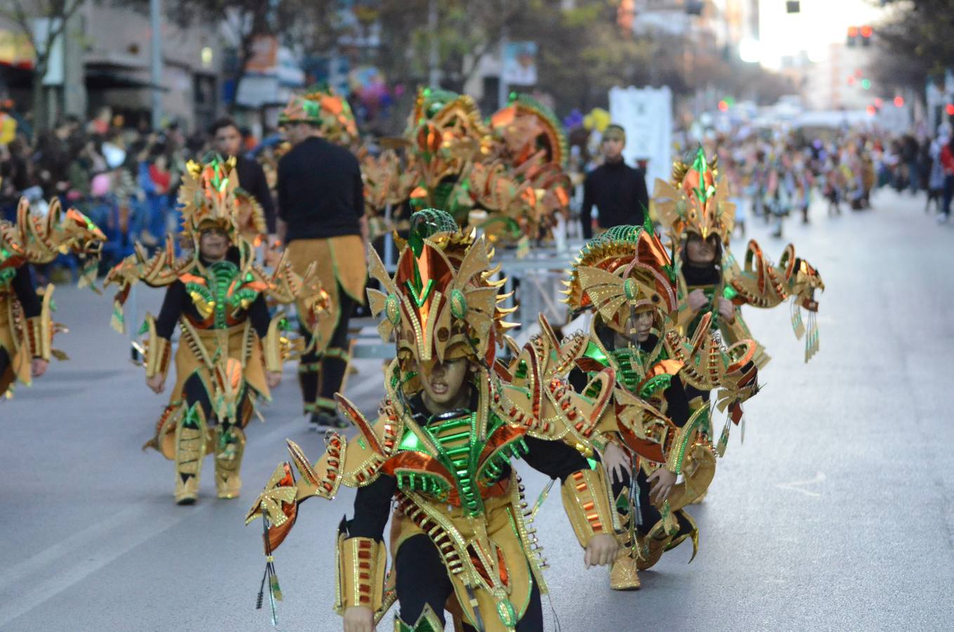 Fantasía en el desfile infantil