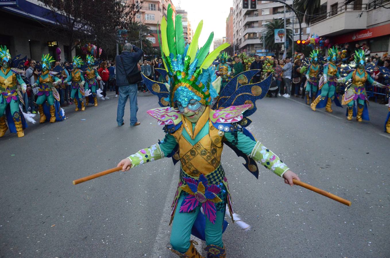 Fantasía en el desfile infantil