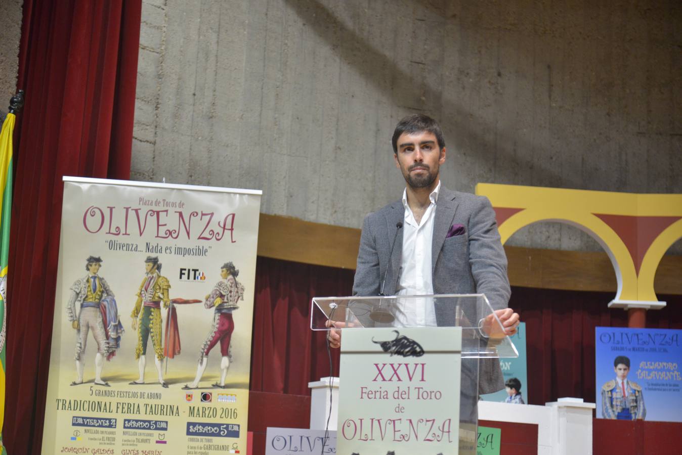 Presentación del cartel de la Feria de Olivenza 2016