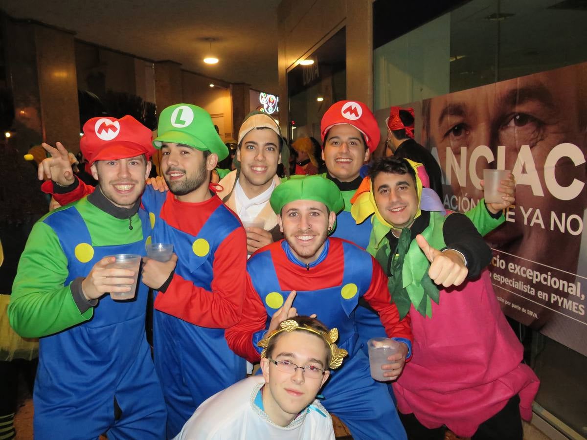 Noche de sábado de Carnaval en Badajoz