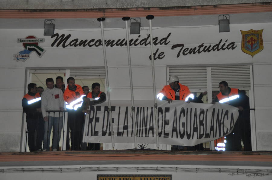 Los mineros de Aguablanca inician un encierro indefinido