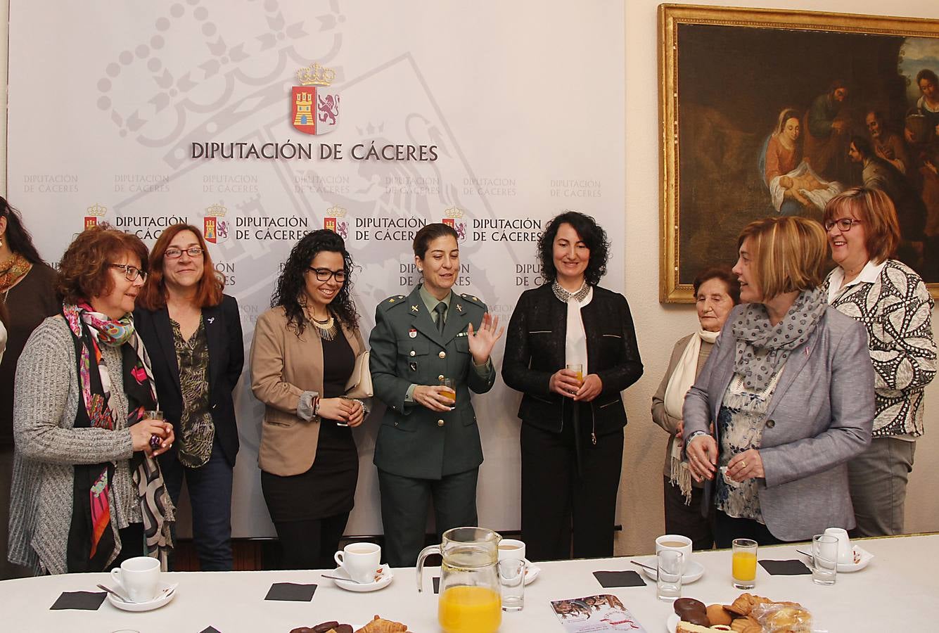 Acto oficial del Día Internacional de la Mujer en Diputación de Cáceres. Foto: Marísa Núñez