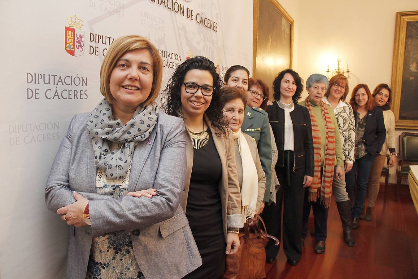 Acto oficial del Día Internacional de la Mujer en Diputación de Cáceres. Foto: Marísa Núñez