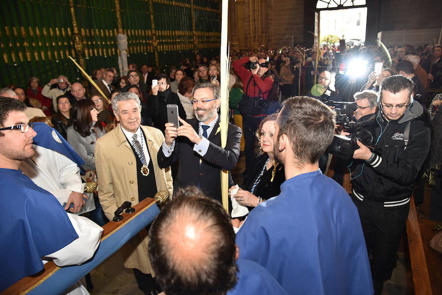 Suspendida por la lluvia la procesión de la Borriquita