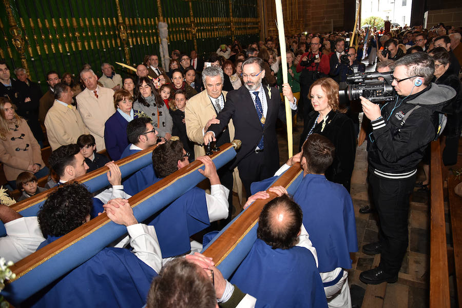 Suspendida por la lluvia la procesión de la Borriquita