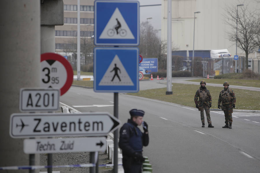 Zaventem, un aeropuerto blindado