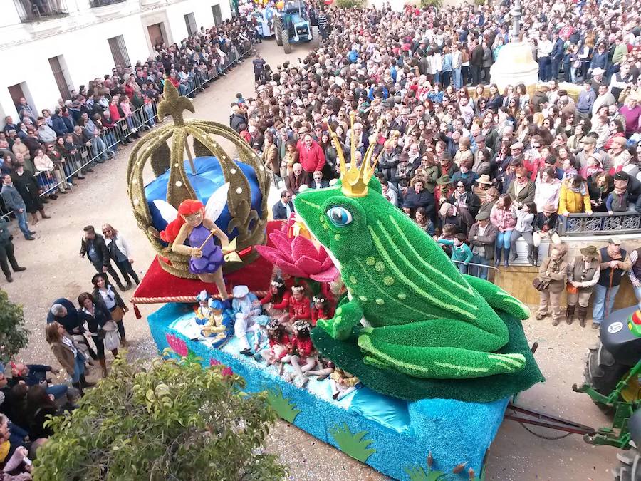 Carrozas en la romería de PIedraescrita