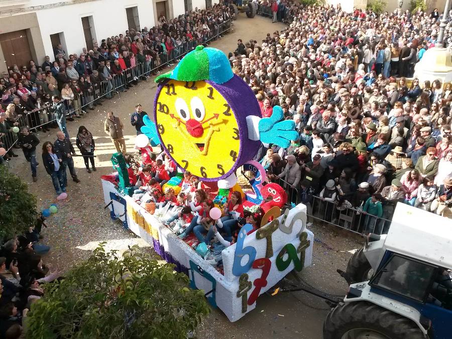 Carrozas en la romería de PIedraescrita