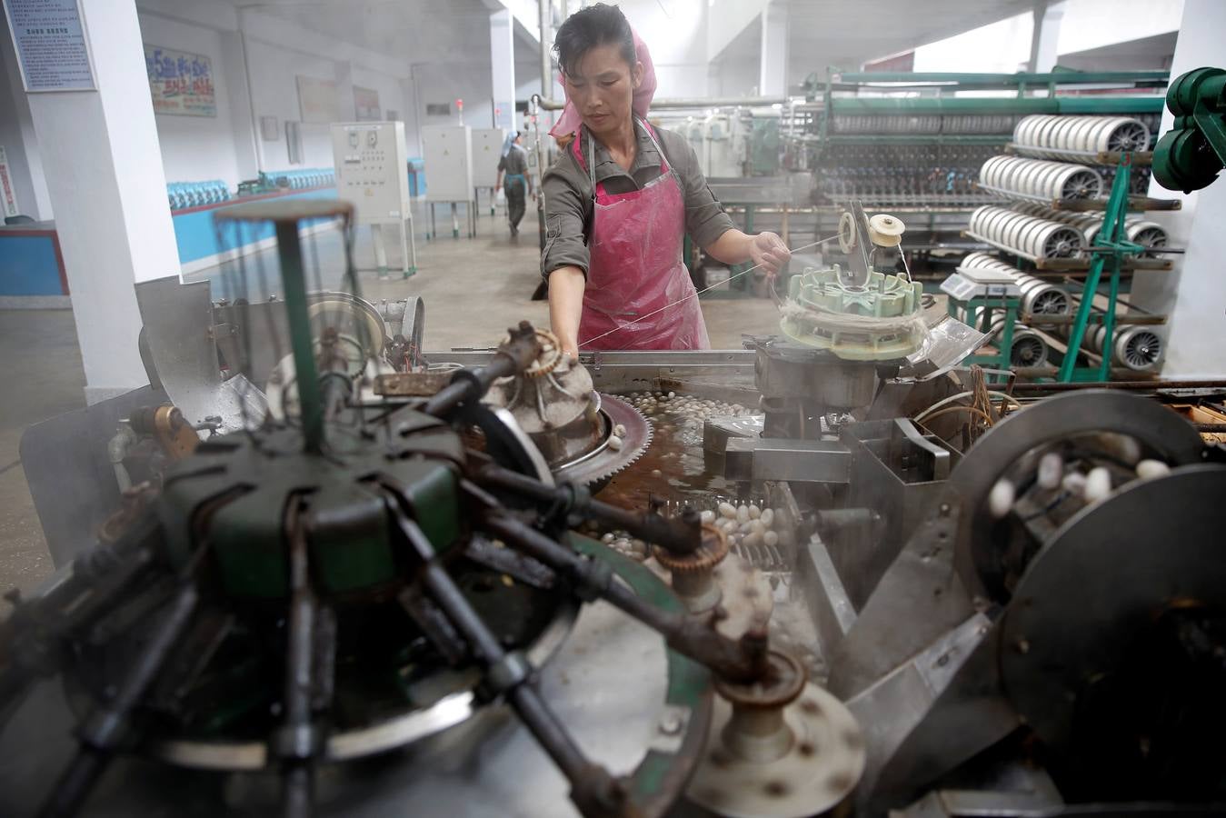 La fábrica de textil Kim Jong Suk de Pyongyang