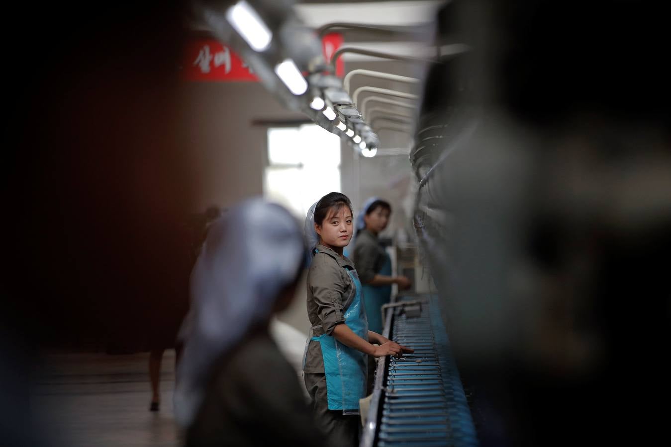 La fábrica de textil Kim Jong Suk de Pyongyang