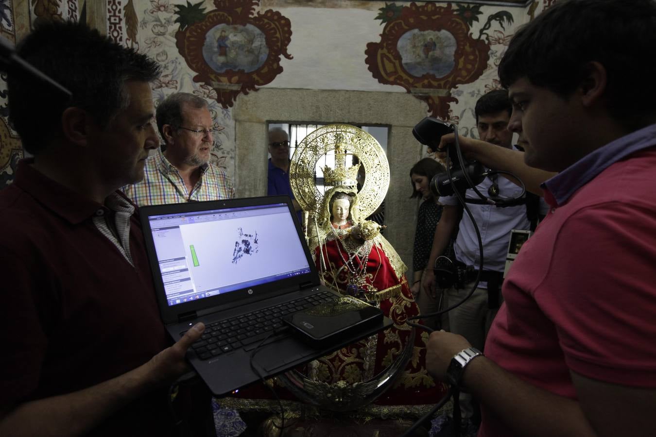 La Virgen de la Montaña escaneada en 3D