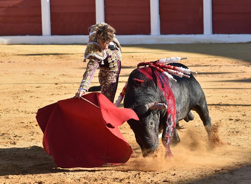 Sólo Juan del Álamo pudo aprovechar una complicada victorinada en Plasencia