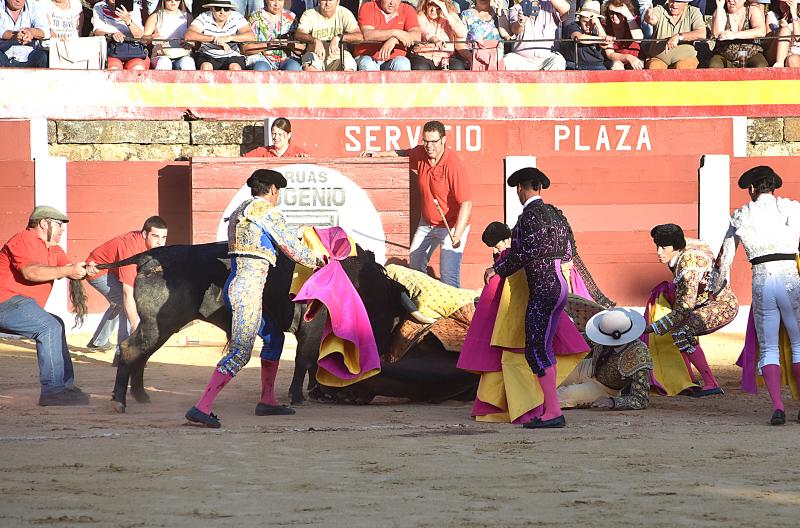 Sólo Juan del Álamo pudo aprovechar una complicada victorinada en Plasencia