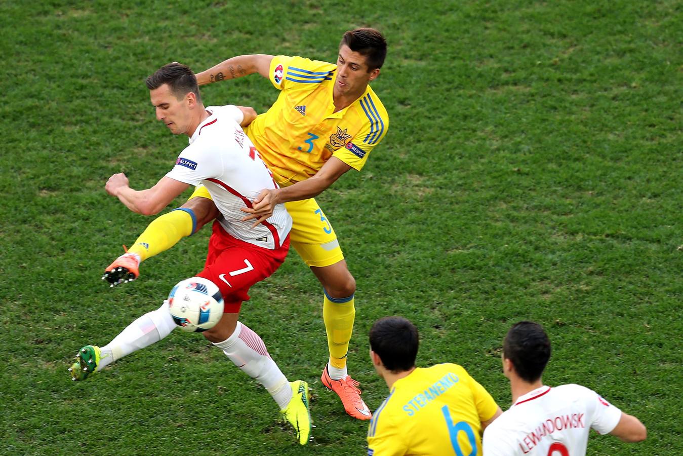 Las mejores imágenes del Ucrania-Polonia