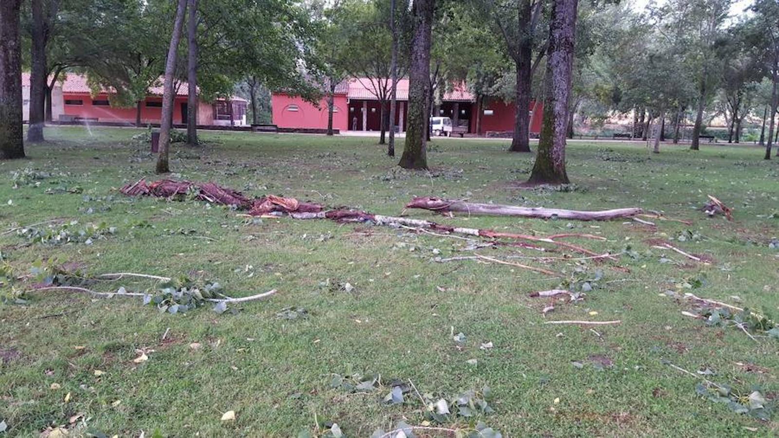 Una fuerte tormenta provoca el caos en Plasencia