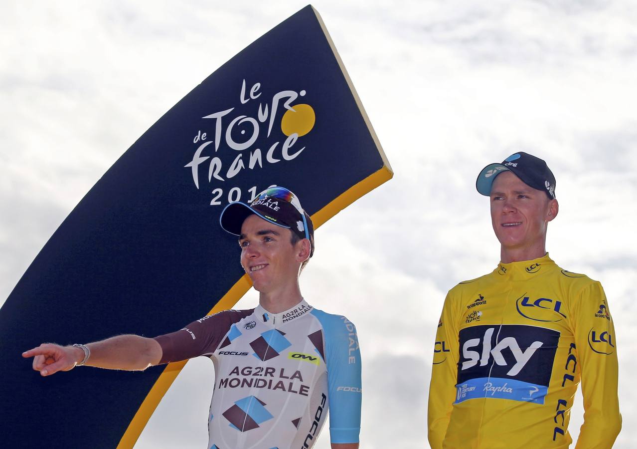 Froome celebra su tercer Tour de Francia en París