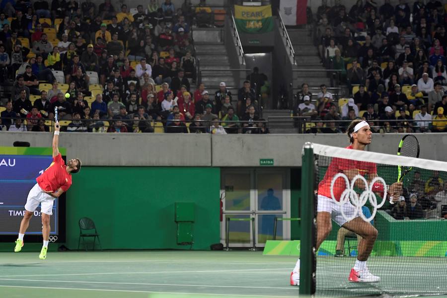 Rafael Nadal y Marc López son campeones olímpicos de dobles