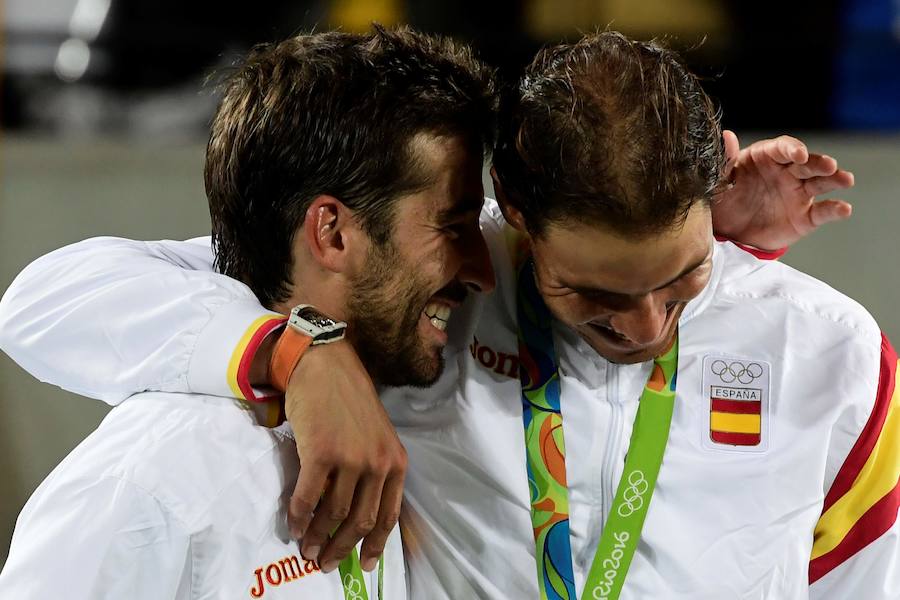 Rafael Nadal y Marc López son campeones olímpicos de dobles