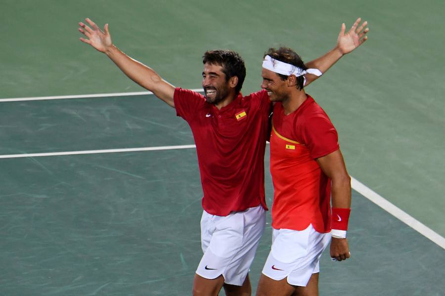 Rafael Nadal y Marc López son campeones olímpicos de dobles