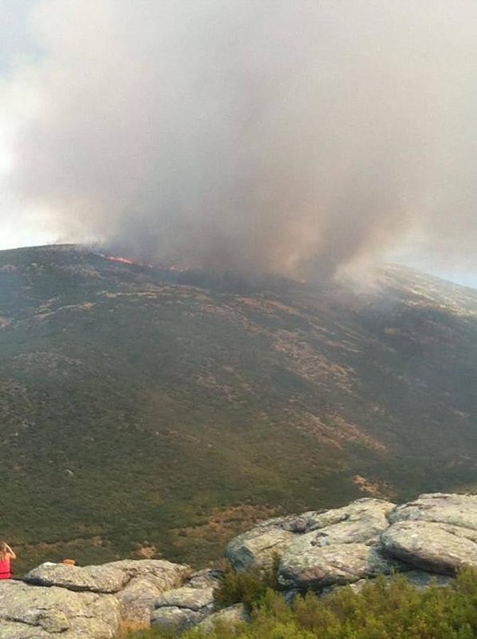 Incendio en el Valle del Jerte