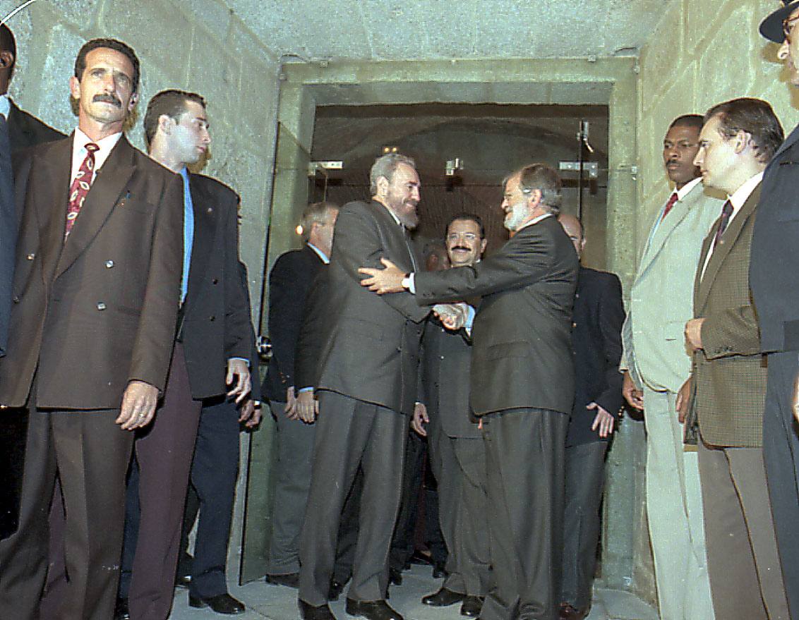 Visita de Fidel Castro a Extremadura