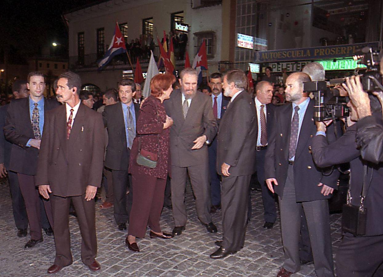 Visita de Fidel Castro a Extremadura