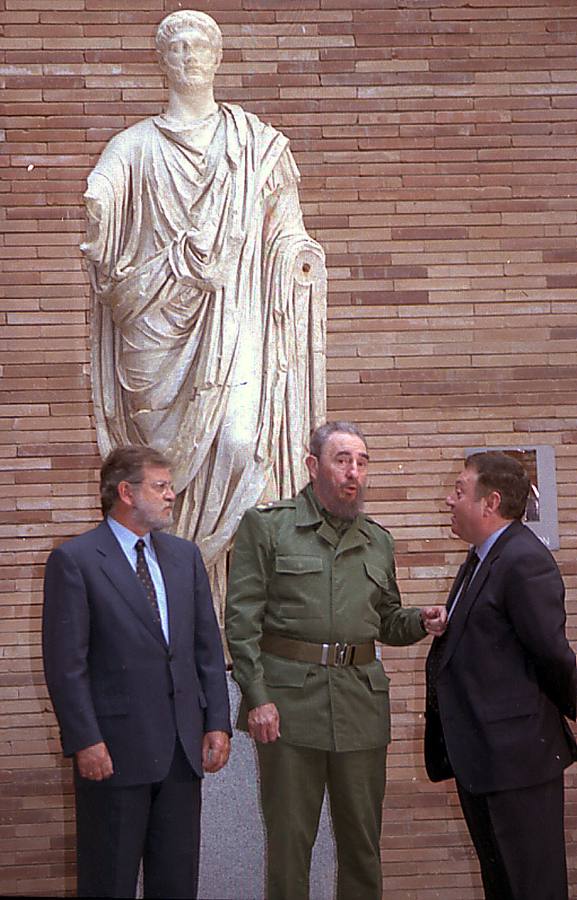 Visita de Fidel Castro a Extremadura