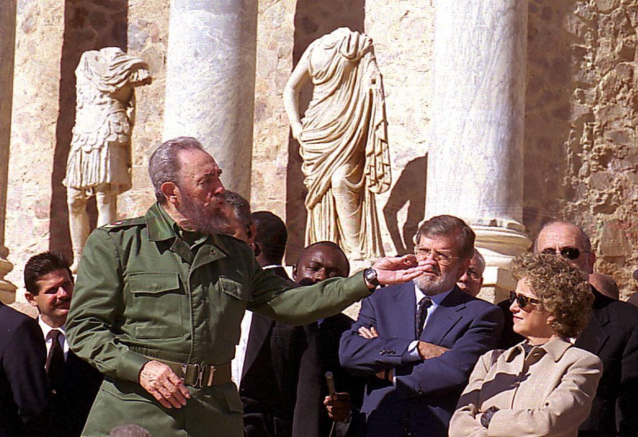 Visita de Fidel Castro a Extremadura