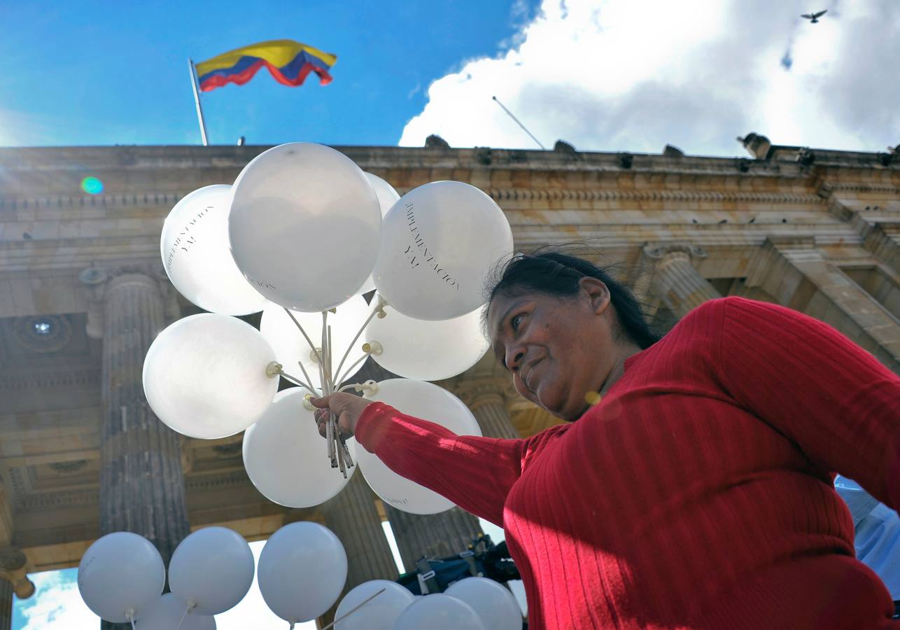 Jueves, 1 de diciembre. El Congreso de Colombia refrenda el acuerdo de Paz con las FARC. Fotografías: Guillermo Legaria