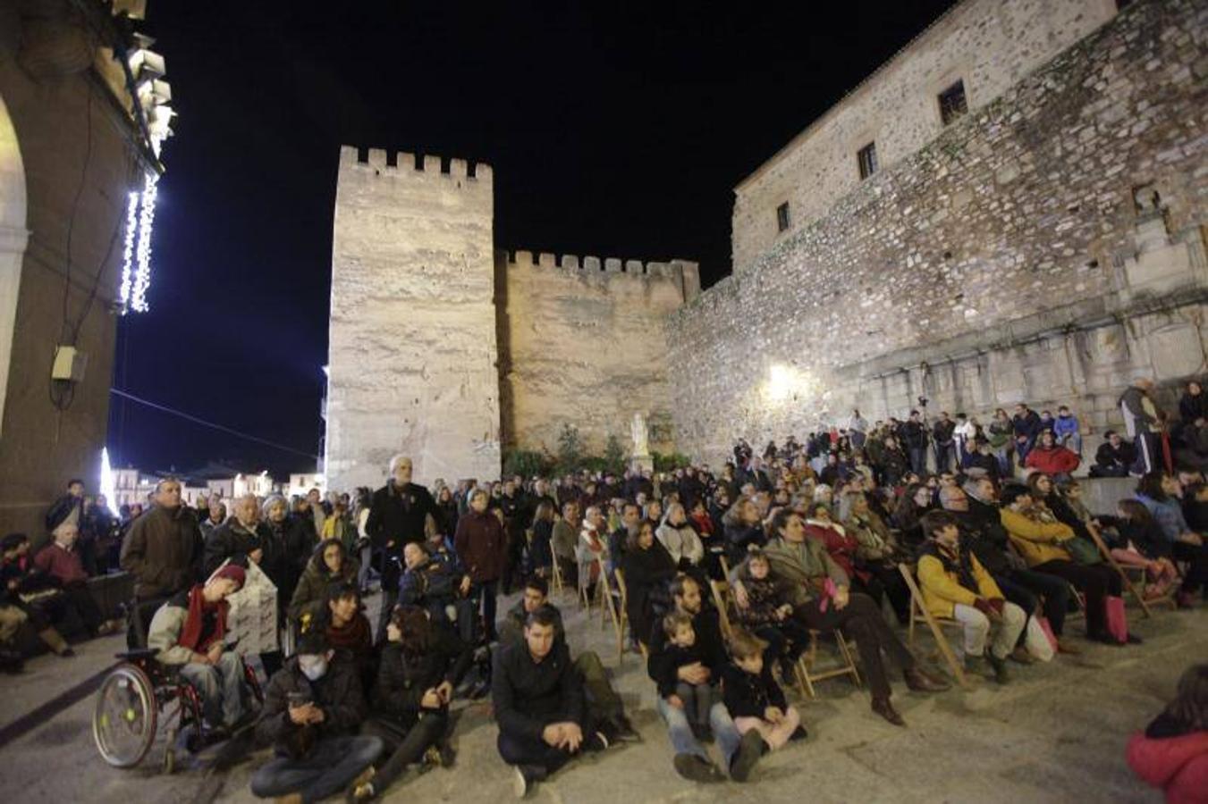 Encendido de las luces de Navidad en Cáceres