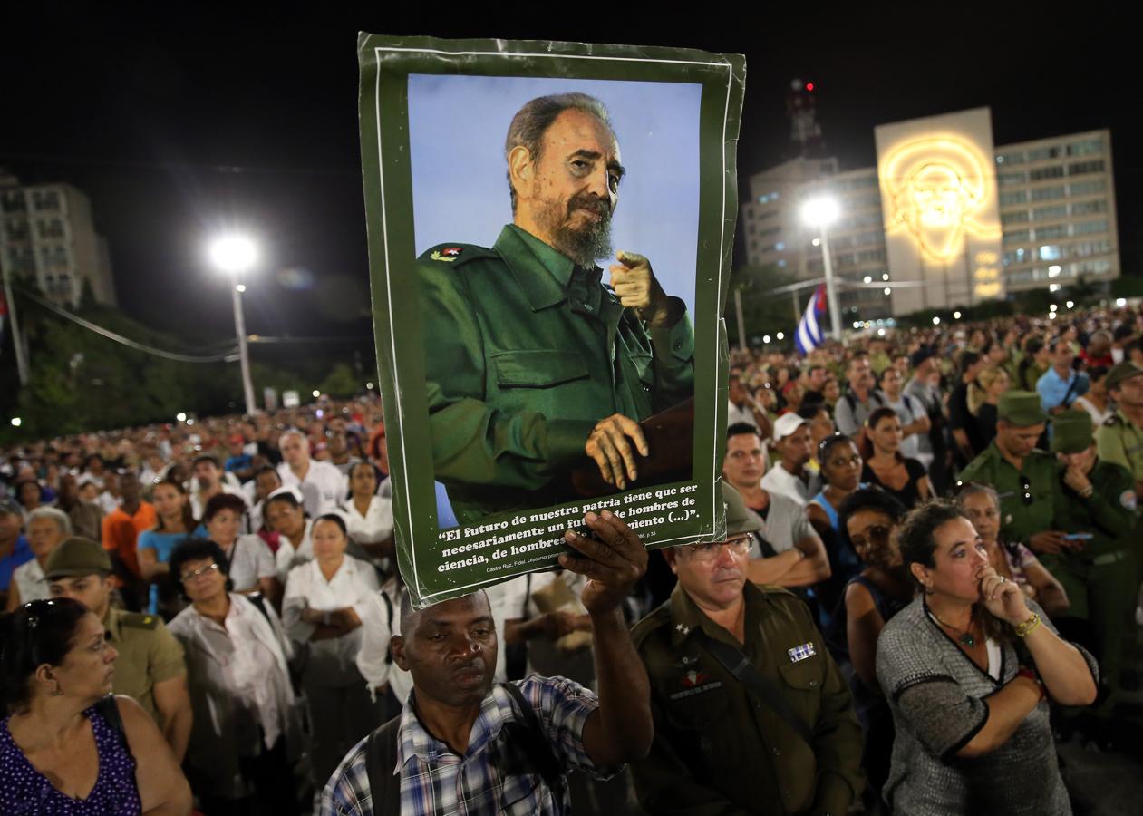 Miércoles, 30 de noviembre: Funeral de Estado en La Habana por la muerte del dictador Fidel Castro. Fotografía: Agencias