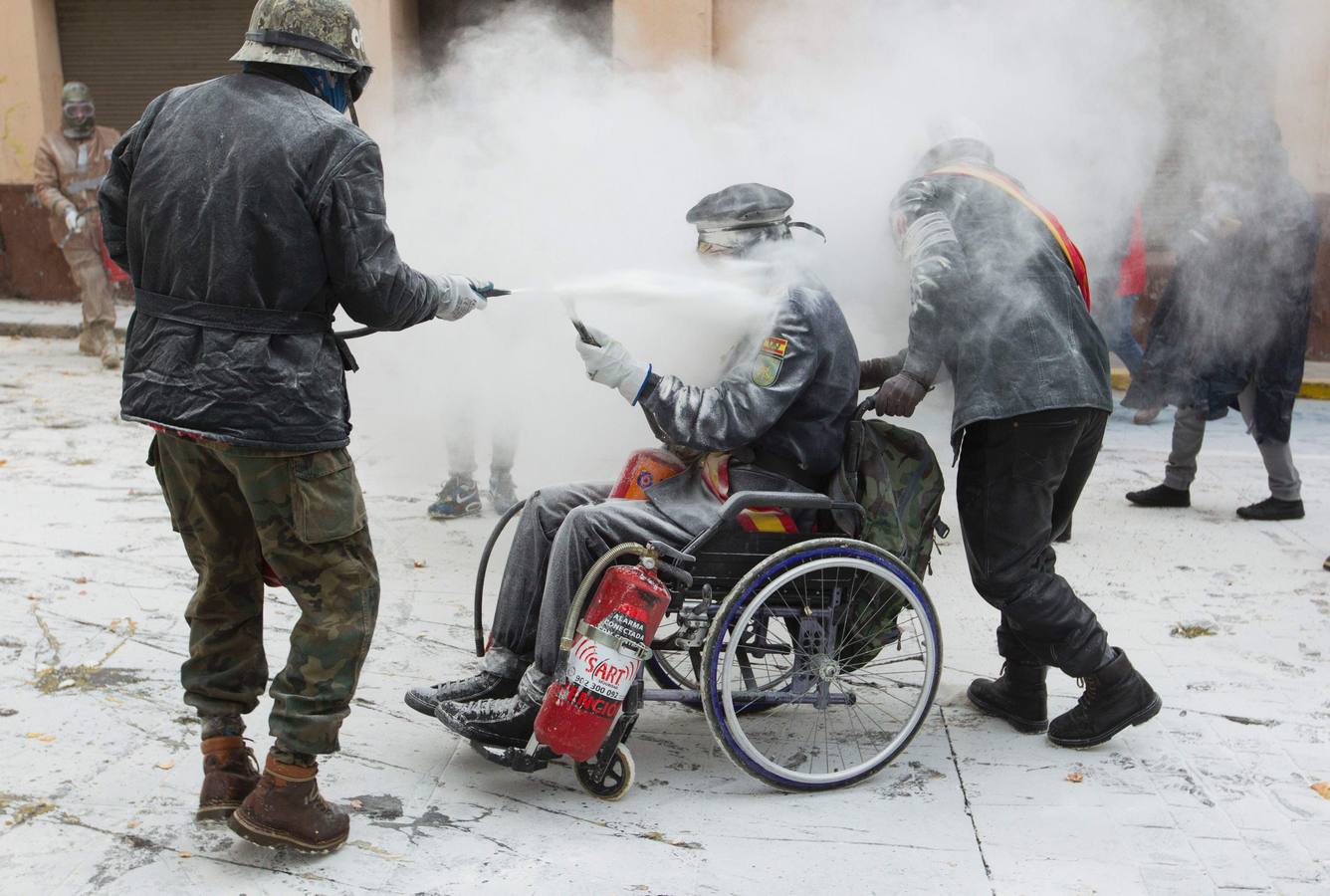 La batalla de &quot;Enfarinats&quot; en la ciudad de Ibi