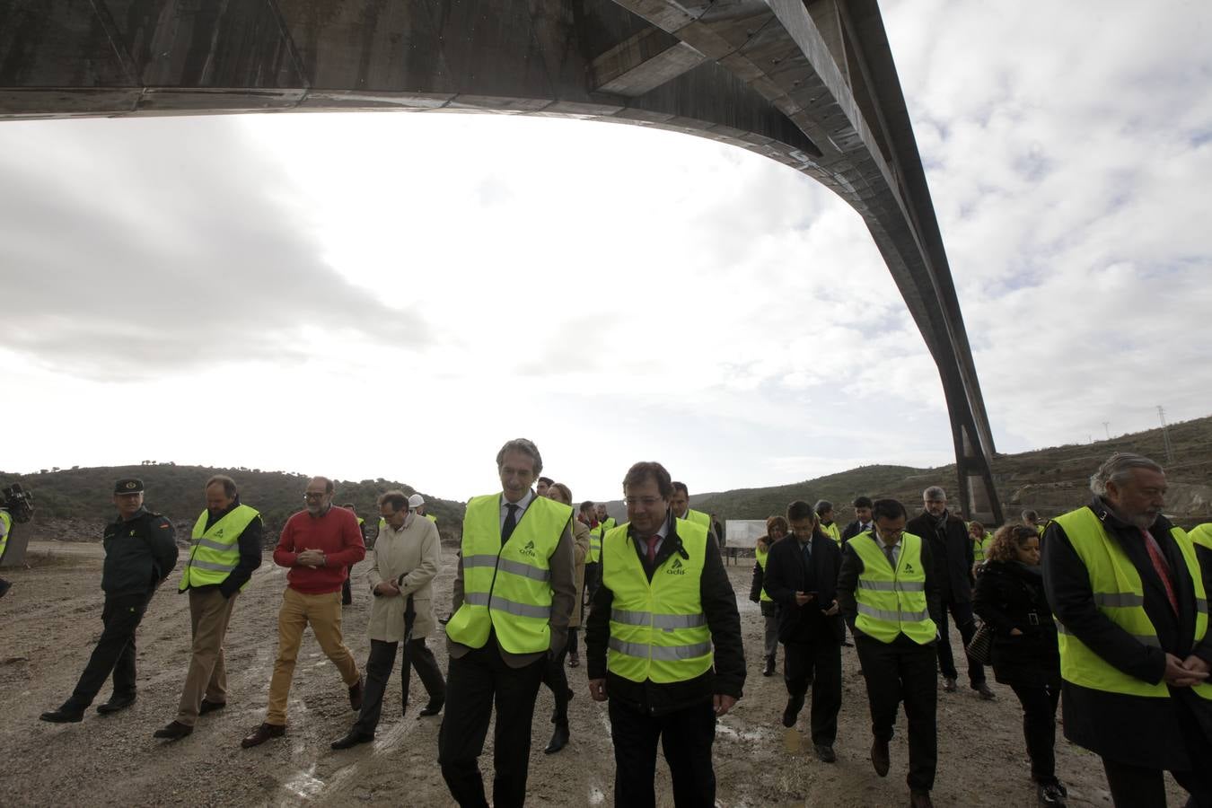 Visita del Ministro de Fomento, Íñigo de la Serna, visita las obras del AVE