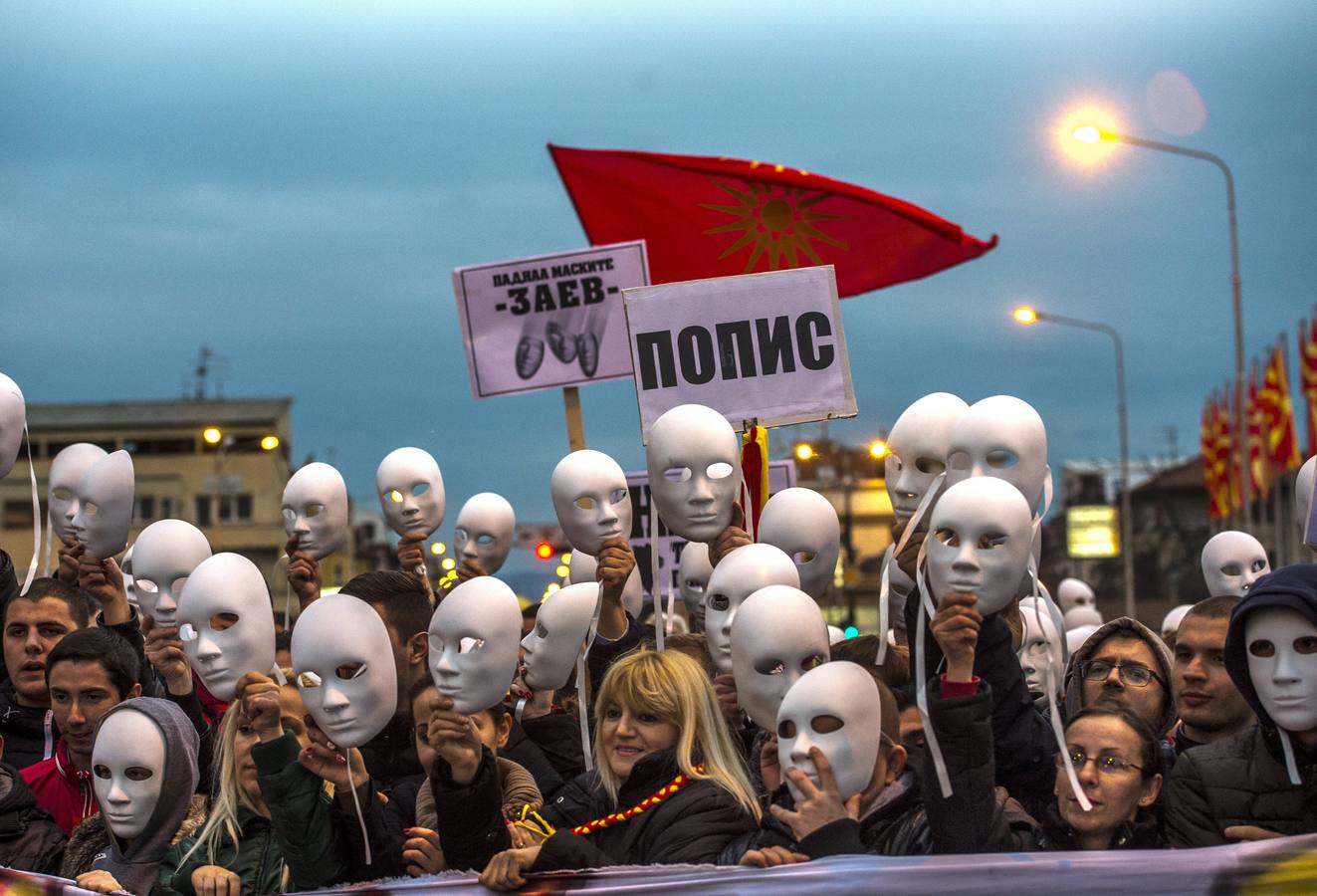 Manifestación de la Iniciativa Civil para Macedonia Unida