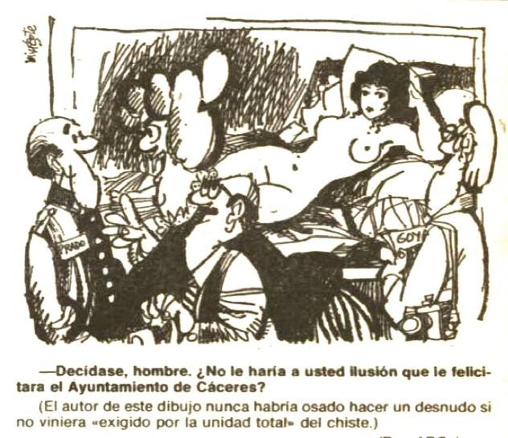 Viñeta de Mingote en el ABC en 1975