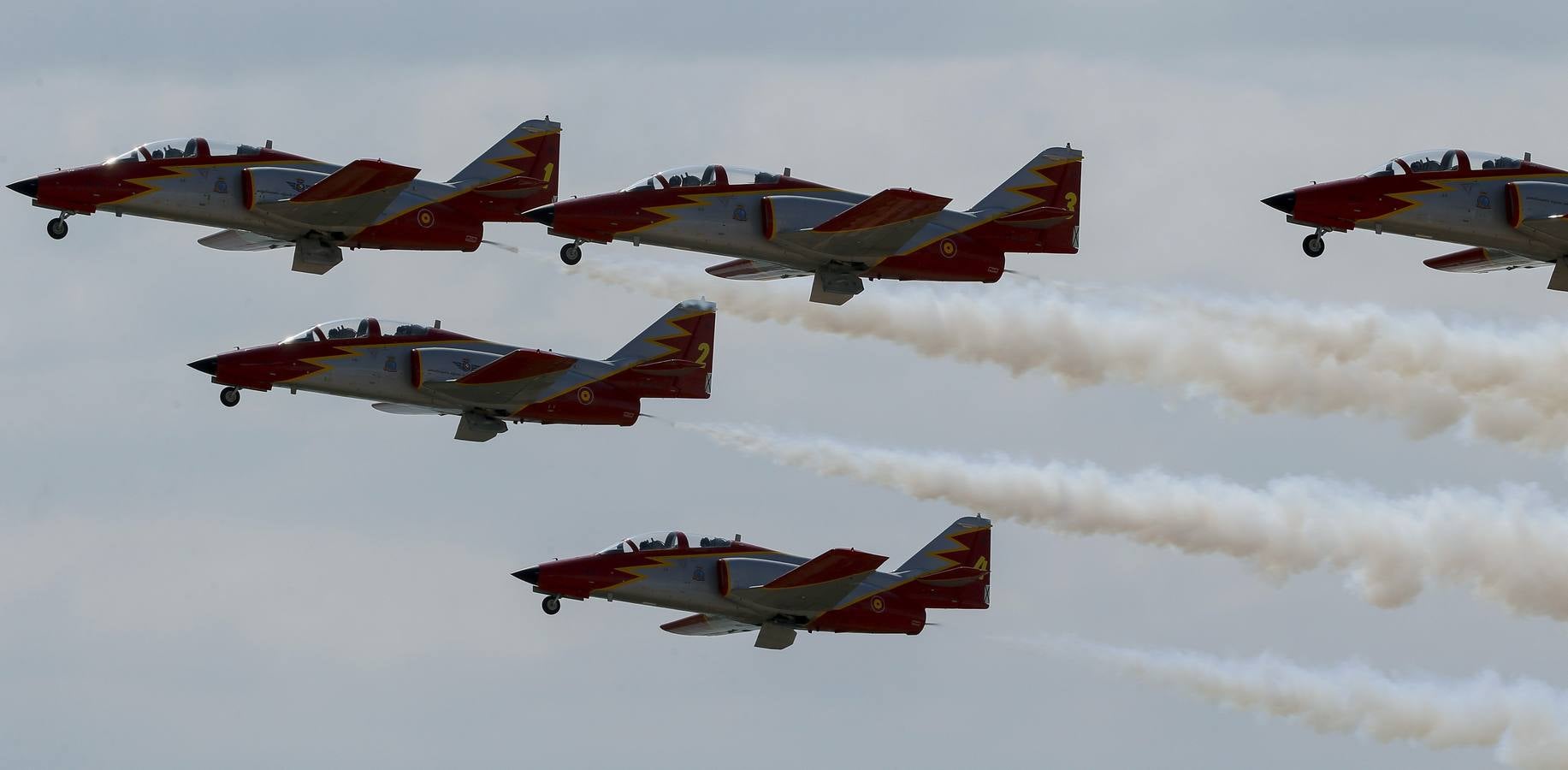 Temporada de exhibiciones de patrullas acrobáticas del Ejército del Aire