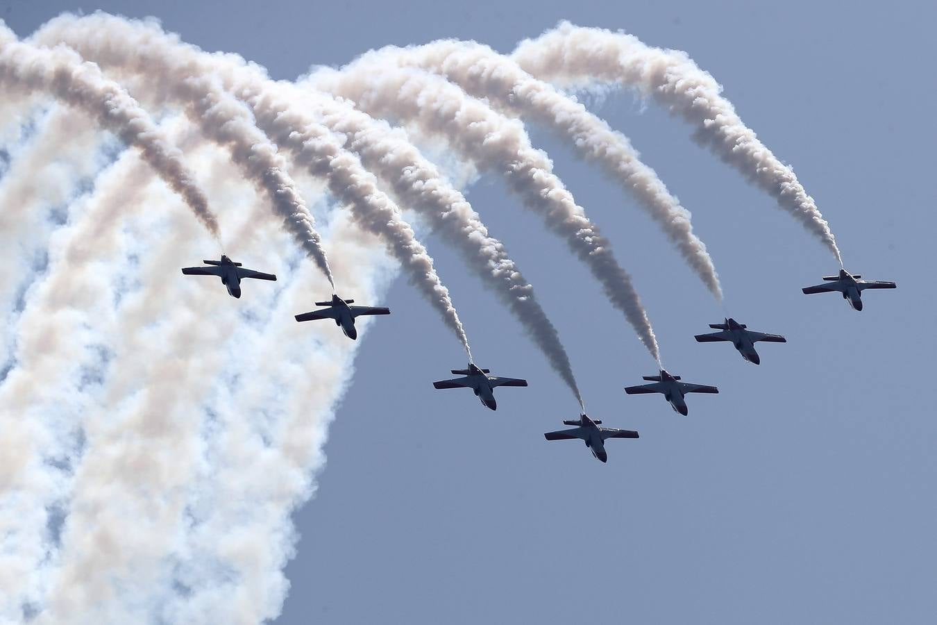 Temporada de exhibiciones de patrullas acrobáticas del Ejército del Aire