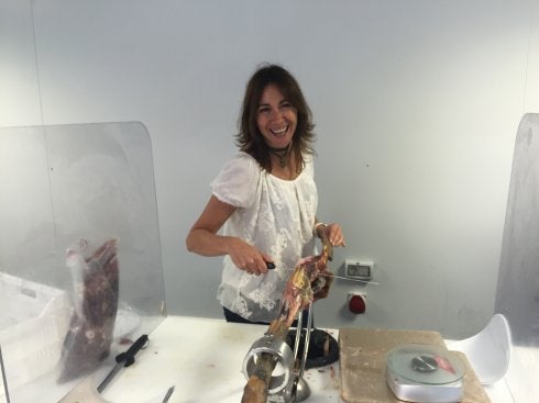 «En mi casa, el jamón lo compramos para las fechas señaladas», cuenta Lucía Maesso. 