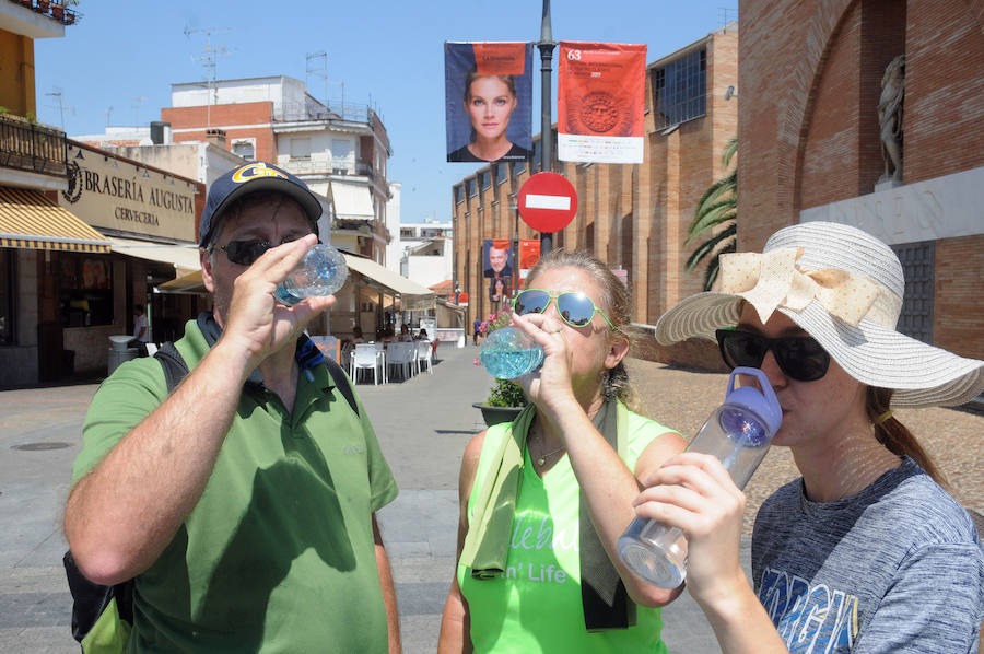 Los temómetros rozaron ayer los 41 grados en localidades tan distantes como Plasencia y Jerez de los Caballeros